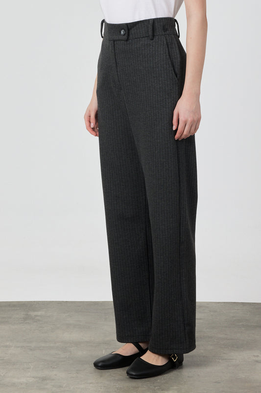 Dökümlü Pantolon Antrasit