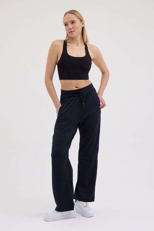 Tayt Eklentili Eşofman Lacivert