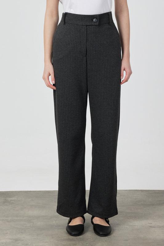 Dökümlü Pantolon Antrasit